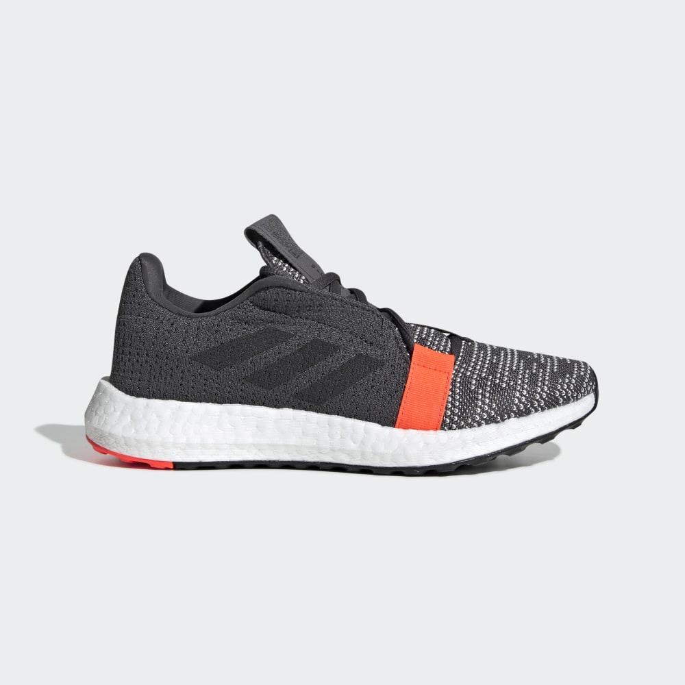 Adidas Boys' Senseboost GO Running Shoes Grey/Black/Red Ireland EE4031